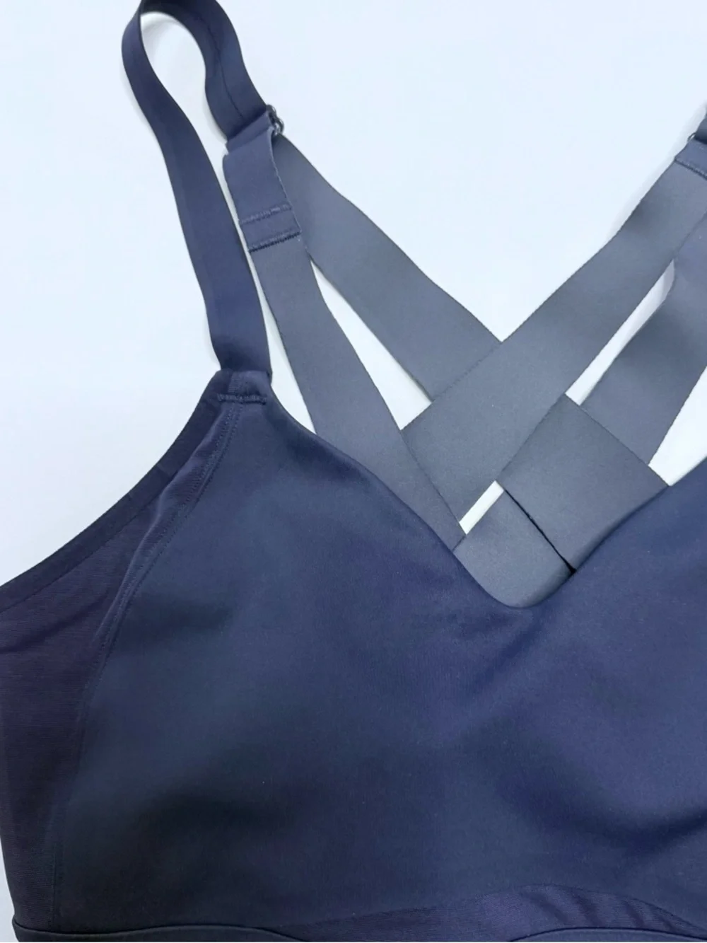 Brooks Navy Blue Strappy Comfort Sports Bralette‎ - 32 A/B Women Intimates